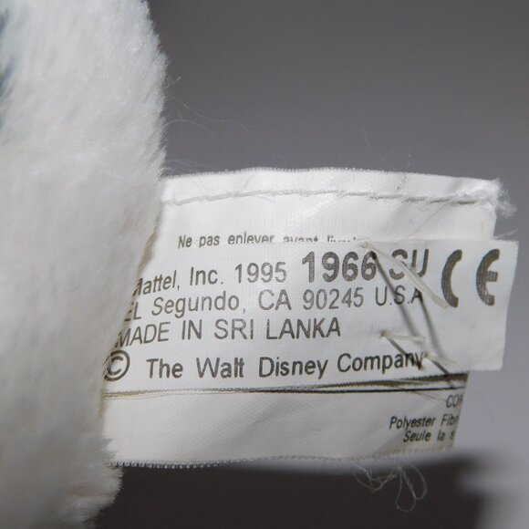 VTG 1996 Disney Mattel 101 Dalmatians 9" Plush Stuffed Puppy Dog Patch w Collar - Picture 5 of 6